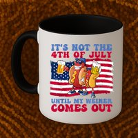 Its Not The 4th Of July Until My Weiner Comes Out Graphic Mug