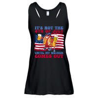 Its Not The 4th Of July Until My Weiner Comes Out Graphic Ladies Essential Flowy Tank
