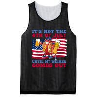 Its Not The 4th Of July Until My Weiner Comes Out Graphic Mesh Reversible Basketball Jersey Tank