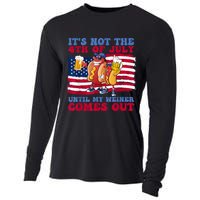 Its Not The 4th Of July Until My Weiner Comes Out Graphic Cooling Performance Long Sleeve Crew