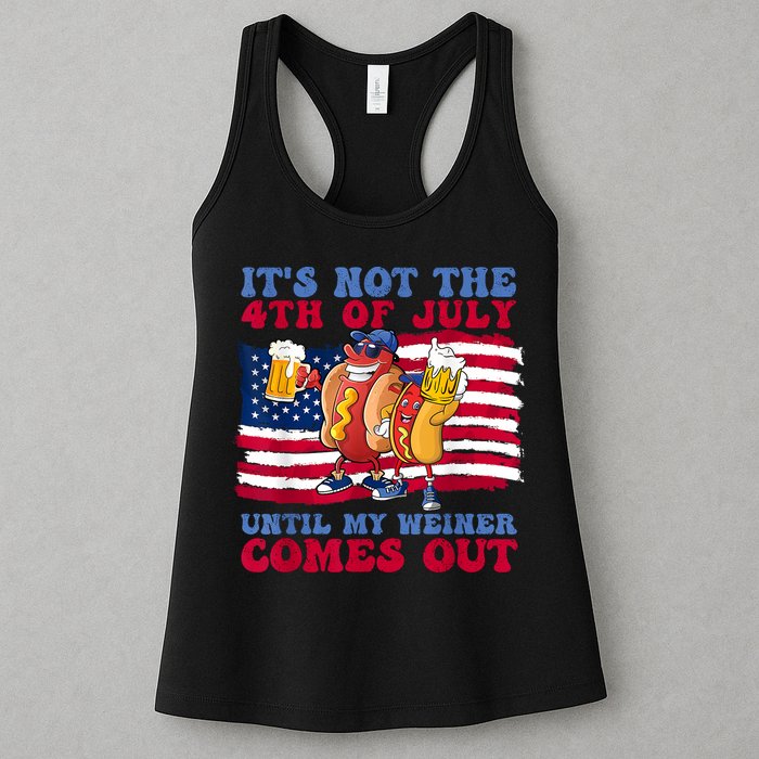 Its Not The 4th Of July Until My Weiner Comes Out Graphic Womens Tank Top