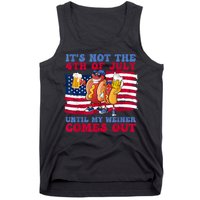 Its Not The 4th Of July Until My Weiner Comes Out Graphic Tank Top