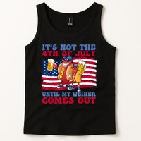 Its Not The 4th Of July Until My Weiner Comes Out Graphic Tank Top