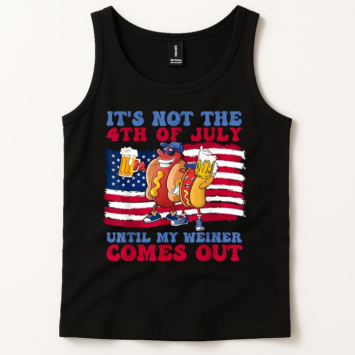 Its Not The 4th Of July Until My Weiner Comes Out Graphic Tank Top