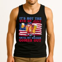 Its Not The 4th Of July Until My Weiner Comes Out Graphic Tank Top