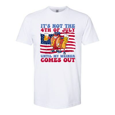 Its Not The 4th Of July Until My Weiner Comes Out Graphic Softstyle® CVC T-Shirt