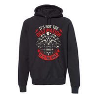 ItS Not The Destination ItS The Ride Skull Bike Rider Premium Hoodie