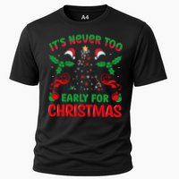 ItS Never Too Early For Christmas Cooling Performance Crew T-Shirt