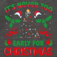 ItS Never Too Early For Christmas Vector Backpack