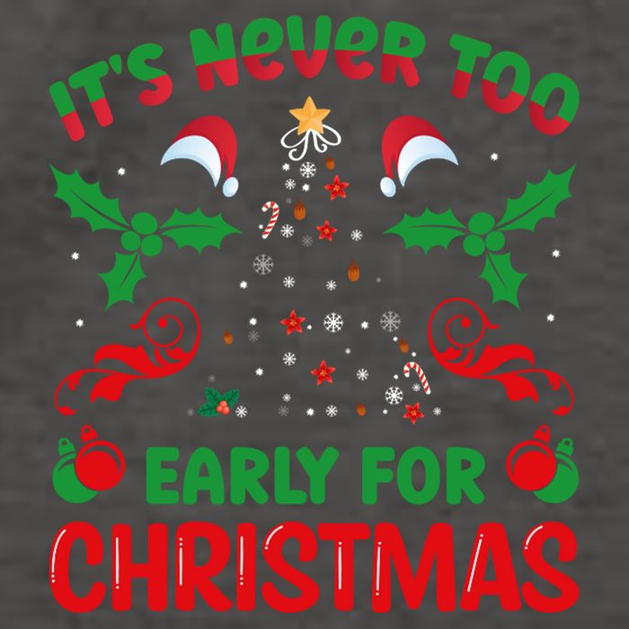 ItS Never Too Early For Christmas Vector Backpack