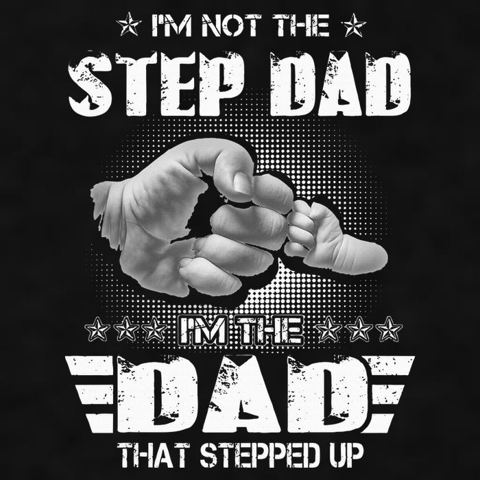 Im Not The Stepdad Im The Dad That Stepped Up Ladies PosiCharge Tri-Blend Wicking Tank