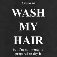 I Need To Wash My Hair Funny Adult Drive Performance Visor