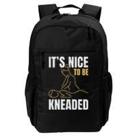 It's Nice To Be Kneaded Job Profession Massage Therapist Daily Commute Backpack