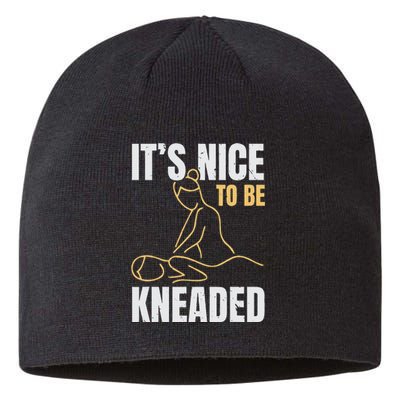 It's Nice To Be Kneaded Job Profession Massage Therapist Sustainable Beanie