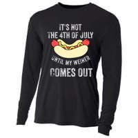 Its Not The 4th Of July Until My Weiner Comes Out Cooling Performance Long Sleeve Crew