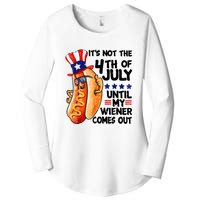 Its Not The 4th Of July Until My Weiner Comes Out Women's Perfect Tri Tunic Long Sleeve Shirt