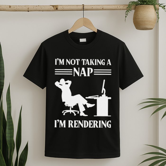 IM Not Taking A Nap IM Rendering Video Editor Film Maker T-Shirt