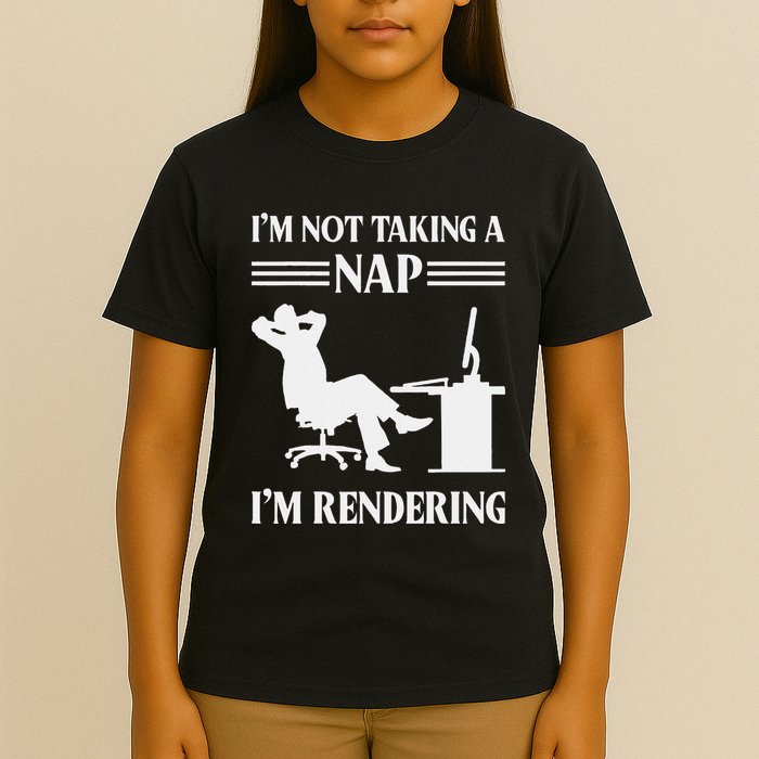 IM Not Taking A Nap IM Rendering Video Editor Film Maker T-Shirt