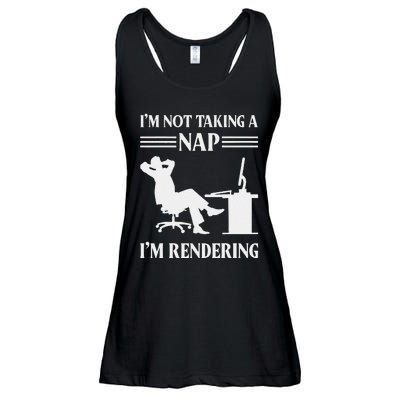 IM Not Taking A Nap IM Rendering Video Editor Film Maker Ladies Essential Flowy Tank