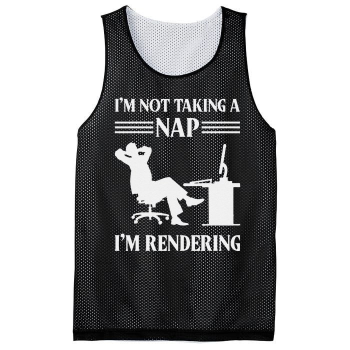 IM Not Taking A Nap IM Rendering Video Editor Film Maker Mesh Reversible Basketball Jersey Tank