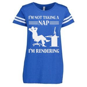 IM Not Taking A Nap IM Rendering Video Editor Film Maker Enza Ladies Jersey Football T-Shirt