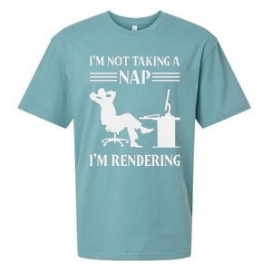 IM Not Taking A Nap IM Rendering Video Editor Film Maker Sueded Cloud Jersey T-Shirt