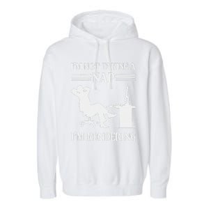 IM Not Taking A Nap IM Rendering Video Editor Film Maker Garment-Dyed Fleece Hoodie