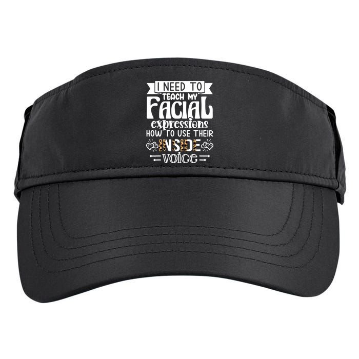 I Need To Teach My Facial Expressions Use Their Inside Voice Adult Drive Performance Visor