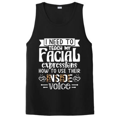 I Need To Teach My Facial Expressions Use Their Inside Voice PosiCharge Competitor Tank