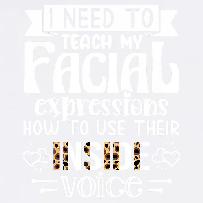I Need To Teach My Facial Expressions Use Their Inside Voice Garment-Dyed Sweatshirt