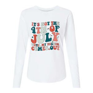 Its Not The 4th Of July Until My Weiner Comes Out Womens Cotton Relaxed Long Sleeve T-Shirt