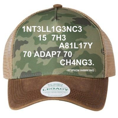 Intelligence is the Ability to Accept Change March For Science Code Legacy Tie Dye Trucker Hat