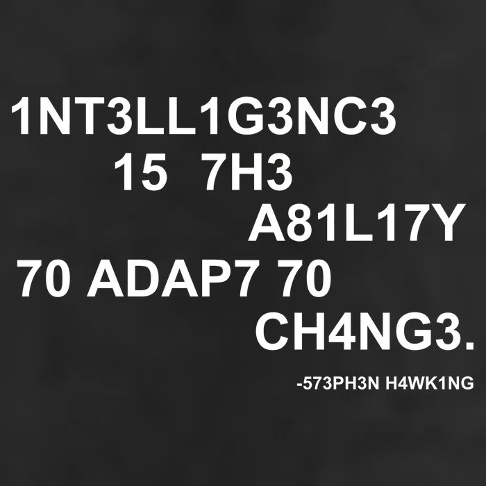 Intelligence is the Ability to Accept Change March For Science Code Cool Comfort Performance Bucket Hat