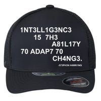 Intelligence is the Ability to Accept Change March For Science Code Flexfit Unipanel Trucker Cap