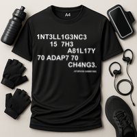 Intelligence is the Ability to Accept Change March For Science Code Performance Shirt