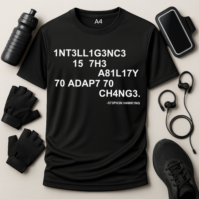Intelligence is the Ability to Accept Change March For Science Code Performance Shirt