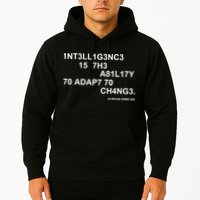 Intelligence is the Ability to Accept Change March For Science Code Hoodie