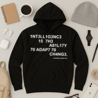 Intelligence is the Ability to Accept Change March For Science Code Hoodie
