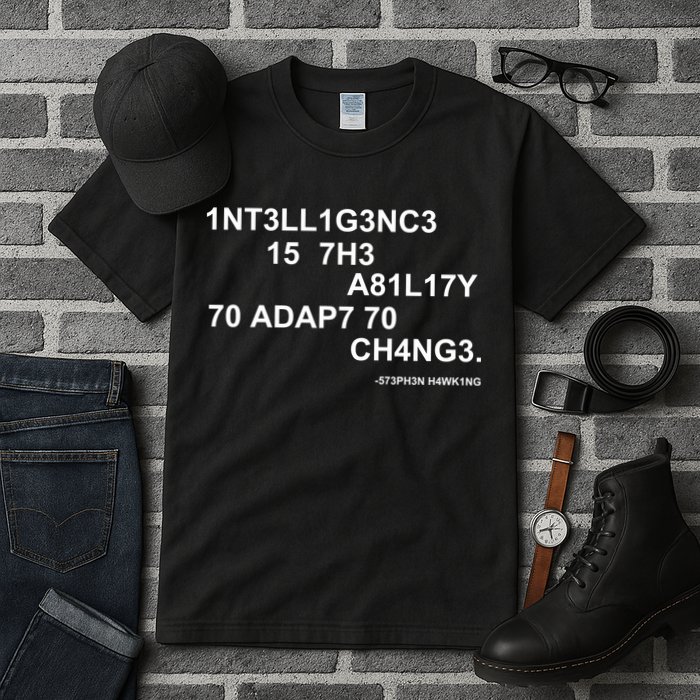 Intelligence is the Ability to Accept Change March For Science Code Tall T-Shirt