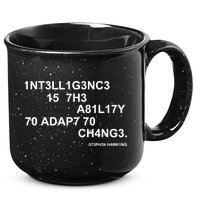 Intelligence is the Ability to Accept Change March For Science Code 15oz Campfire Ceramic Mug