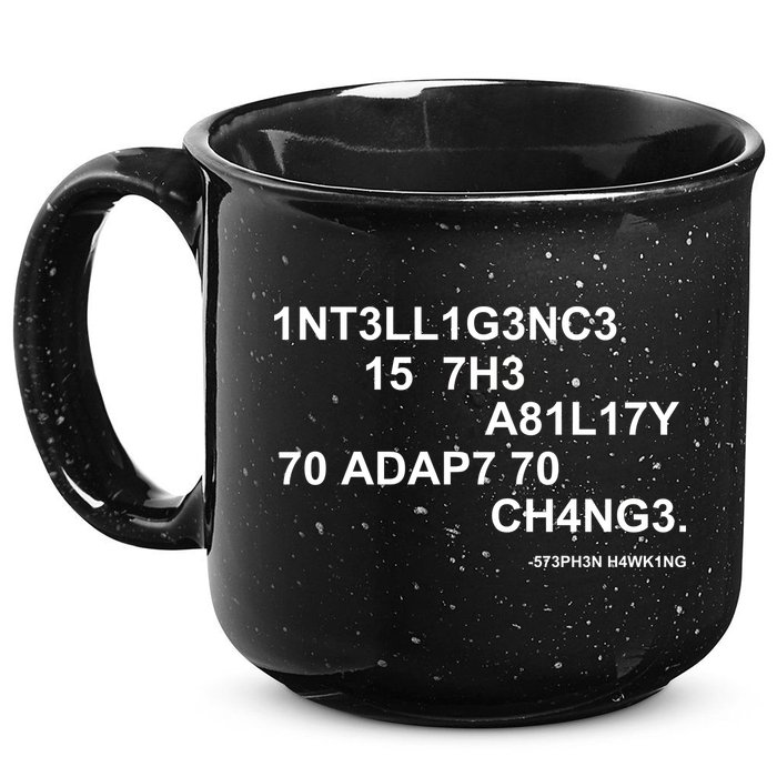 Intelligence is the Ability to Accept Change March For Science Code 15oz Campfire Ceramic Mug