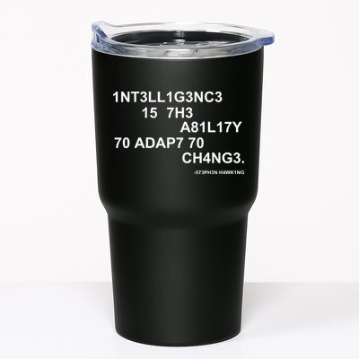 Intelligence is the Ability to Accept Change March For Science Code Tumbler