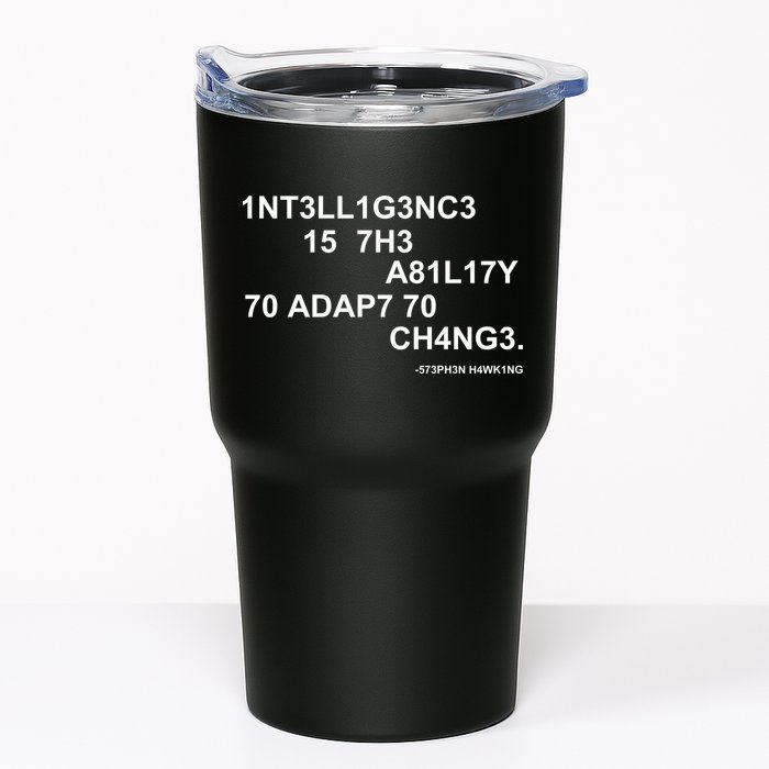 Intelligence is the Ability to Accept Change March For Science Code Tumbler