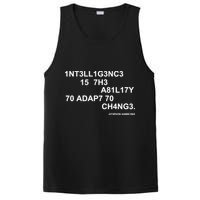 Intelligence is the Ability to Accept Change March For Science Code PosiCharge Competitor Tank