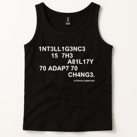Intelligence is the Ability to Accept Change March For Science Code Tank Top
