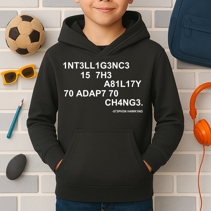 Intelligence is the Ability to Accept Change March For Science Code Kids Hoodie