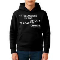 Intelligence is the Ability to Accept Change March For Science Code Kids Hoodie