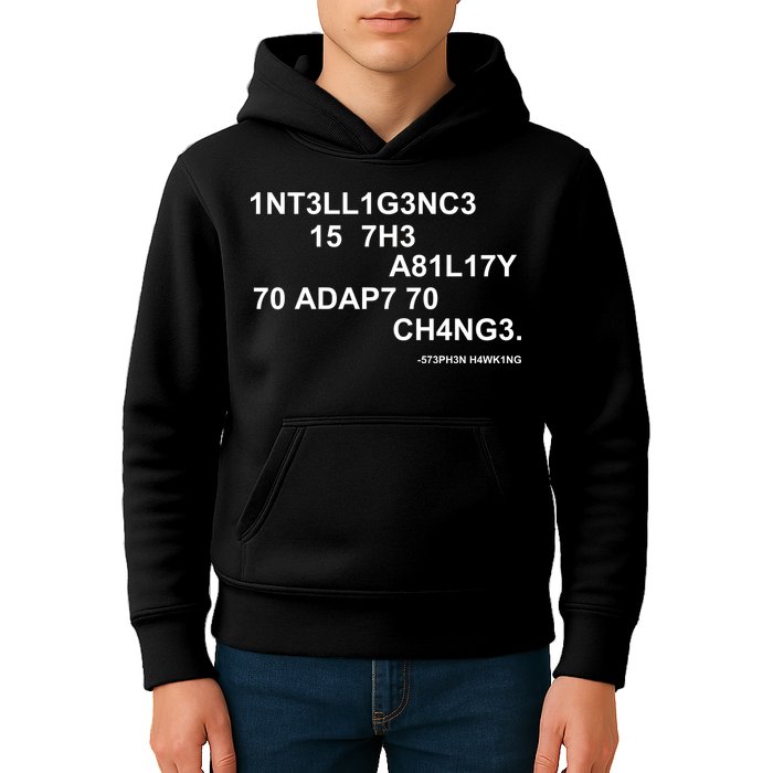 Intelligence is the Ability to Accept Change March For Science Code Kids Hoodie