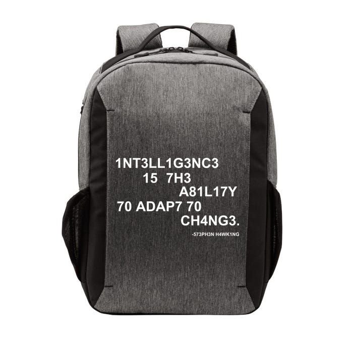 Intelligence is the Ability to Accept Change March For Science Code Vector Backpack