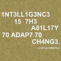 Intelligence is the Ability to Accept Change March For Science Code Garment-Dyed Women's Muscle Tee